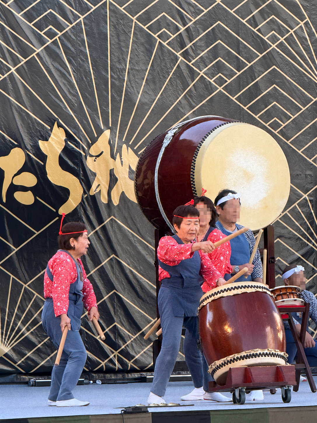 ひたちの太鼓の演奏